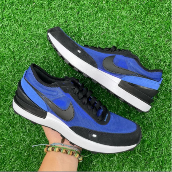 Nike Shoes - Nike Waffle One Racer Blue Black White